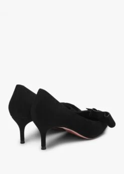 Stormi Black Suede Kitten Heel Court Shoes -Daniel Footwear Shop stormi p135572 199965 image