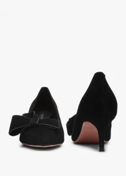 Stormi Black Suede Kitten Heel Court Shoes -Daniel Footwear Shop stormi p135572 199967 image