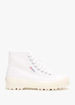 Superga 2341 Alpina Shiny Gum White High-Top Trainers