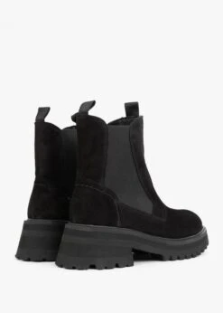 Alpe Taro Black Suede Combat Boots -Daniel Footwear Shop taro p131682 198510 image