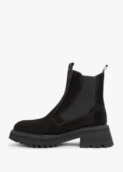 Alpe Taro Black Suede Combat Boots -Daniel Footwear Shop taro p131682 198511 image