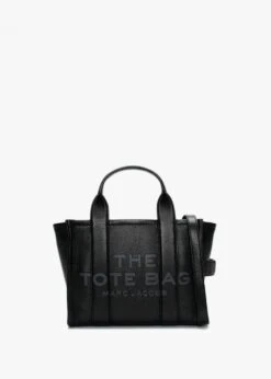 Marc Jacobs The Leather Small Black Tote Bag