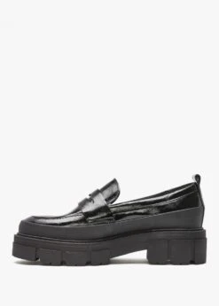 Treasure Black Patent Leather Chunky Loafers -Daniel Footwear Shop treasure p135849 196199 image