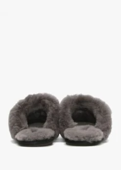 Ugg Women's Scuffette Black Grey Suede Shearling Slippers -Daniel Footwear Shop ugg scuffette p18937 202494 image