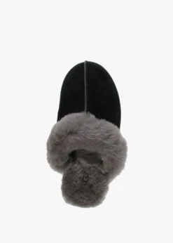 Ugg Women's Scuffette Black Grey Suede Shearling Slippers -Daniel Footwear Shop ugg scuffette p18937 202495 image
