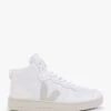 Veja V-15 Leather Extra White Natural High-Top Trainers