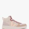 Veja V-15 Suede Multico Peach High-Top Trainers