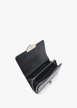 Valentino Abby Black Moc Croc Purse On A Chain -Daniel Footwear Shop val abby purse p136042 201037 image