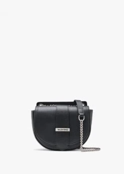 Valentino Acero Black Satchel Bag