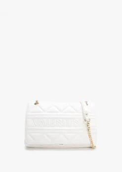 Valentino Ada Bianco Quilted Satchel Bag