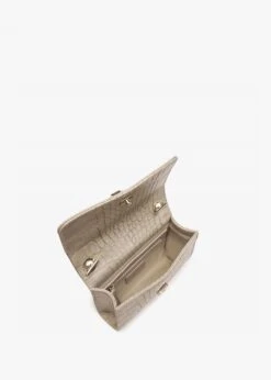 Valentino Audrey Ecru Moc Croc Shoulder Bag -Daniel Footwear Shop val audrey pochette p135789 200391 image