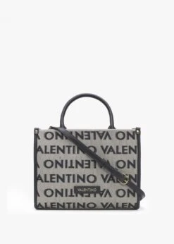 Valentino August Nero Multicoloured Logo Tote Bag