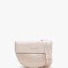 Valentino Bigs Off White Reptile Satchel Bag