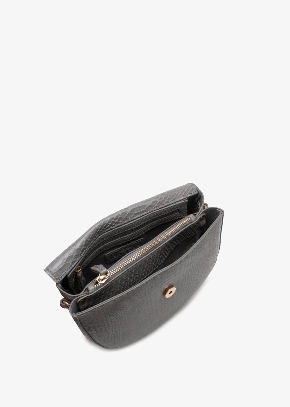 Valentino Bigs Grigio Reptile Satchel Bag 3 Valentino Bigs Grigio Reptile Satchel Bag - Image 3