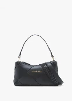 Valentino Ibiza Nero Woven Shoulder Bag