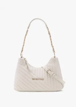 Valentino Laax Re Off White Hobo Bag