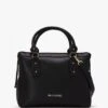 Valentino Megeve Nero Rivet Shopper Bag
