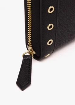 Valentino Megeve Nero Zip Around Rivet Wallet -Daniel Footwear Shop val megeve zip around p135804 203090 image