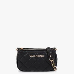 Valentino Ocarina II Black Quilted Cross-Body Bag