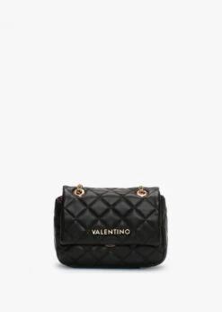 Valentino Ocarina Black Quilted Cross-Body Bag