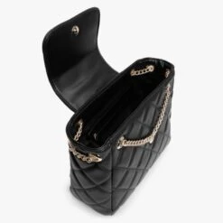 Valentino Ocarina Flap Chain Black Quilted Shopper -Daniel Footwear Shop val ocarina flap chain shopper p134855 187357 image
