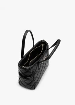 Valentino Ocarina Black Quilted Shopper Bag -Daniel Footwear Shop val ocarina shopper p134858 197939 image