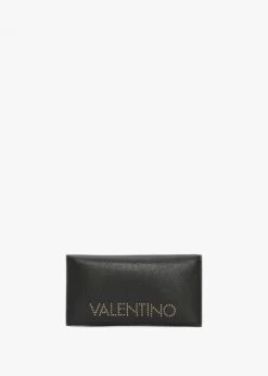 Valentino Pie Relove Recycle Nero Studded Logo Wallet