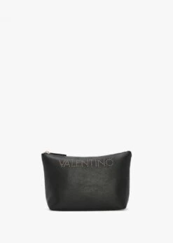 Valentino Large Pie Soft Nero Cosmetic Pouch
