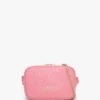 Valentino Relax Embossed Logo Corallo Camera Bag
