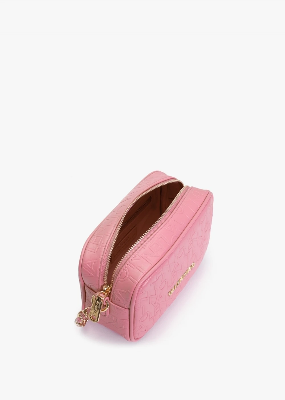 Valentino Relax Embossed Logo Corallo Camera Bag 3 Valentino Relax Embossed Logo Corallo Camera Bag - Image 3