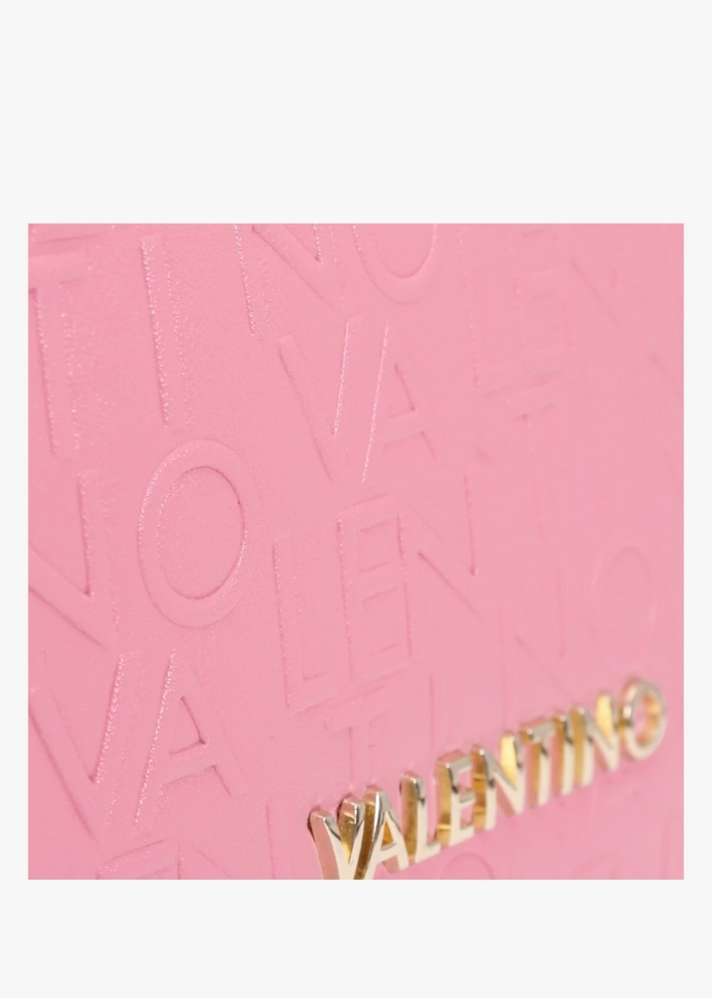 Valentino Relax Embossed Logo Corallo Camera Bag 4 Valentino Relax Embossed Logo Corallo Camera Bag - Image 4