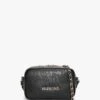 Valentino Relax Embossed Logo Nero Camera Bag
