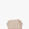 Valentino Relax Embossed Logo Beige Camera Bag