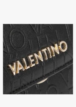 Valentino Relax Embossed Logo Nero Flapover Shoulder Bag -Daniel Footwear Shop val relax flap bag p134875 197957 image