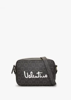 Valentino Shore Black Multi Logo Cross-Body Bag