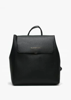 Valentino Superman Black Pebbled Backpack