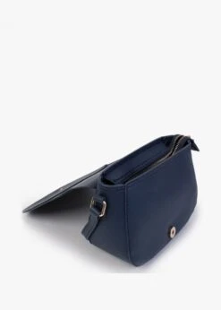 Valentino Superman Blu Pebbled Saddle Bag -Daniel Footwear Shop val superman crossbody p131803 198639 image