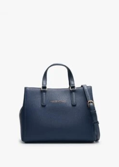 Valentino Superman Pebbled Blu Tote Bag