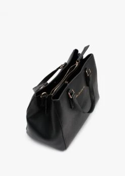Valentino Superman Pebbled Black Tote Bag -Daniel Footwear Shop val superman tote p119135 199502 image