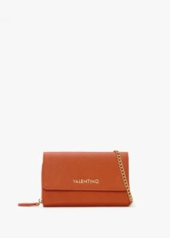 Valentino Zero Relove Recycle Arancio Wallet On A Chain