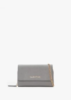 Valentino Zero Relove Recycle Grigio Wallet On A Chain