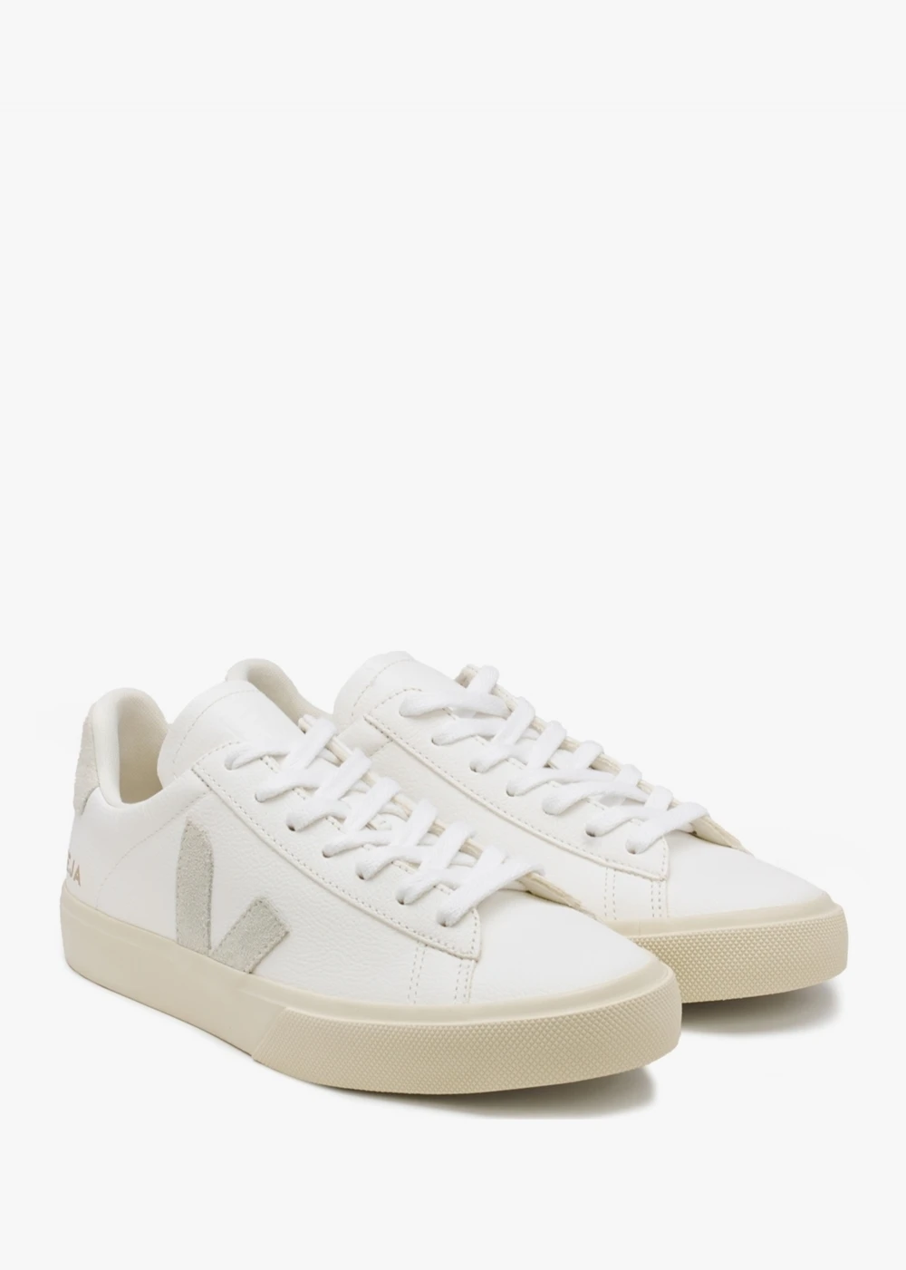 Veja Campo Chromefree Leather Extra White Natural Trainers 2 Veja Campo Chromefree Leather Extra White Natural Trainers - Image 2
