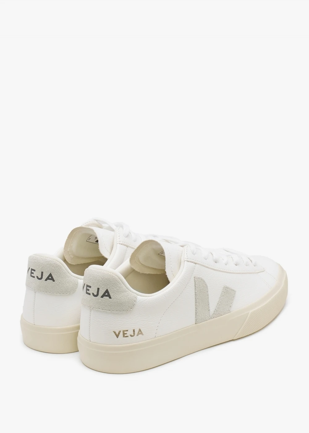Veja Campo Chromefree Leather Extra White Natural Trainers 3 Veja Campo Chromefree Leather Extra White Natural Trainers - Image 3