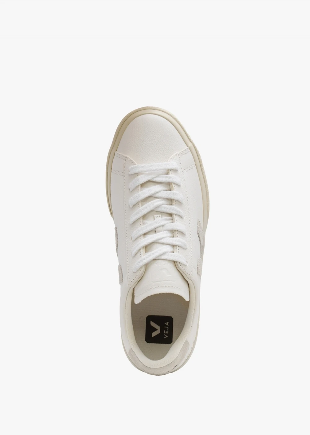 Veja Campo Chromefree Leather Extra White Natural Trainers 5 Veja Campo Chromefree Leather Extra White Natural Trainers - Image 5