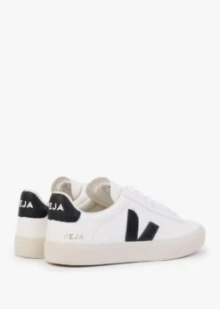 Veja Campo Chromefree Leather Extra White Black Trainers -Daniel Footwear Shop veja campo p118061 198024 image