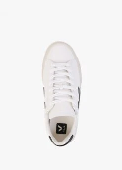Veja Campo Chromefree Leather Extra White Black Trainers -Daniel Footwear Shop veja campo p118061 198026 image