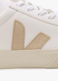 Veja Campo Chromefree Leather Extra White Almond Trainers -Daniel Footwear Shop veja campo p142052 203658 image