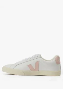 Veja Esplar Logo Leather Extra White Petale Trainers -Daniel Footwear Shop veja esparlogo p138550 203207 image