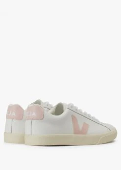 Veja Esplar Logo Leather Extra White Petale Trainers -Daniel Footwear Shop veja esparlogo p138550 209738 image