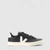 Veja Men's Campo Chromefree Leather Black White Trainers
